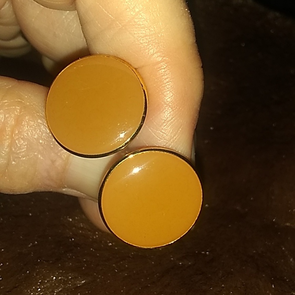 mocha cufflinks set